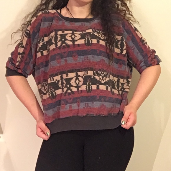 Billabong Sweaters - Billabong Aztec crew crop